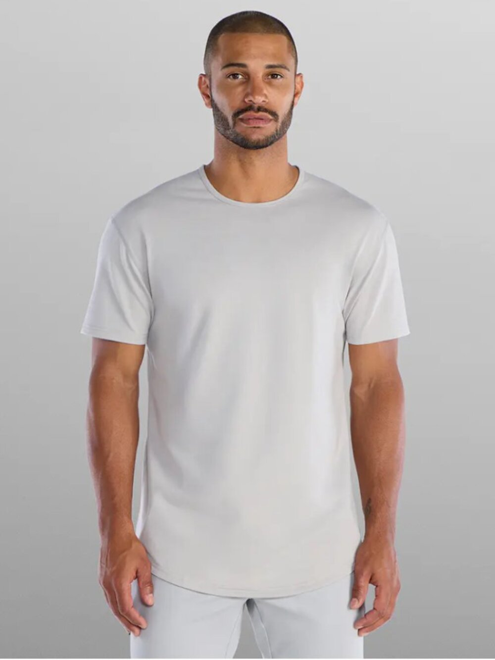 Bundle of 2 BYLT Drop-Cut Signature Tees – Charcoal & Storm – Men’s Medium